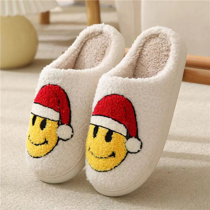 Chaussons en Peluche Femme – Motif Dessin Animé pour Toute la Famille