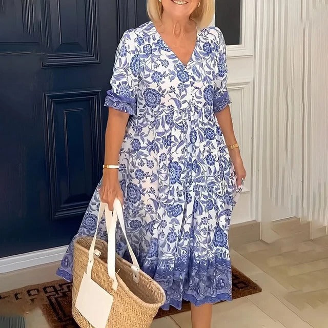Robe Fleurie Bohème - Élégance et Confort pour Toutes les Occasions