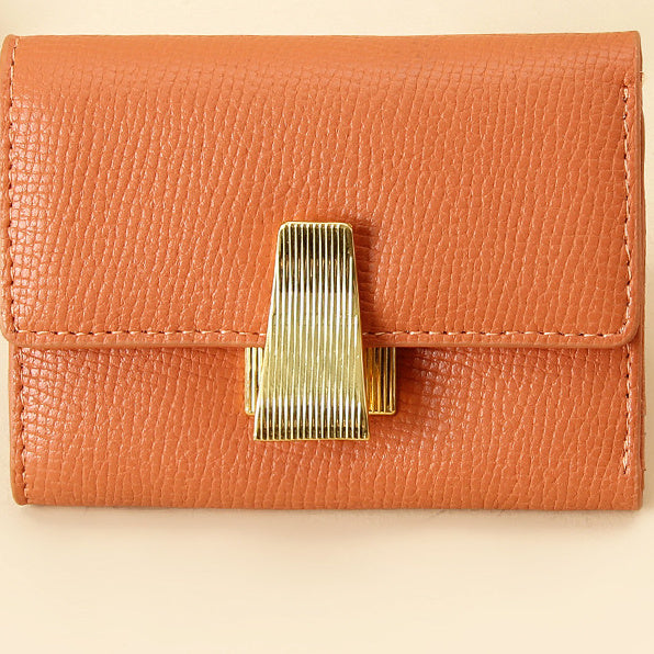 Mini Portefeuille Sécurité RFID - Unisexe Élégance Féminine