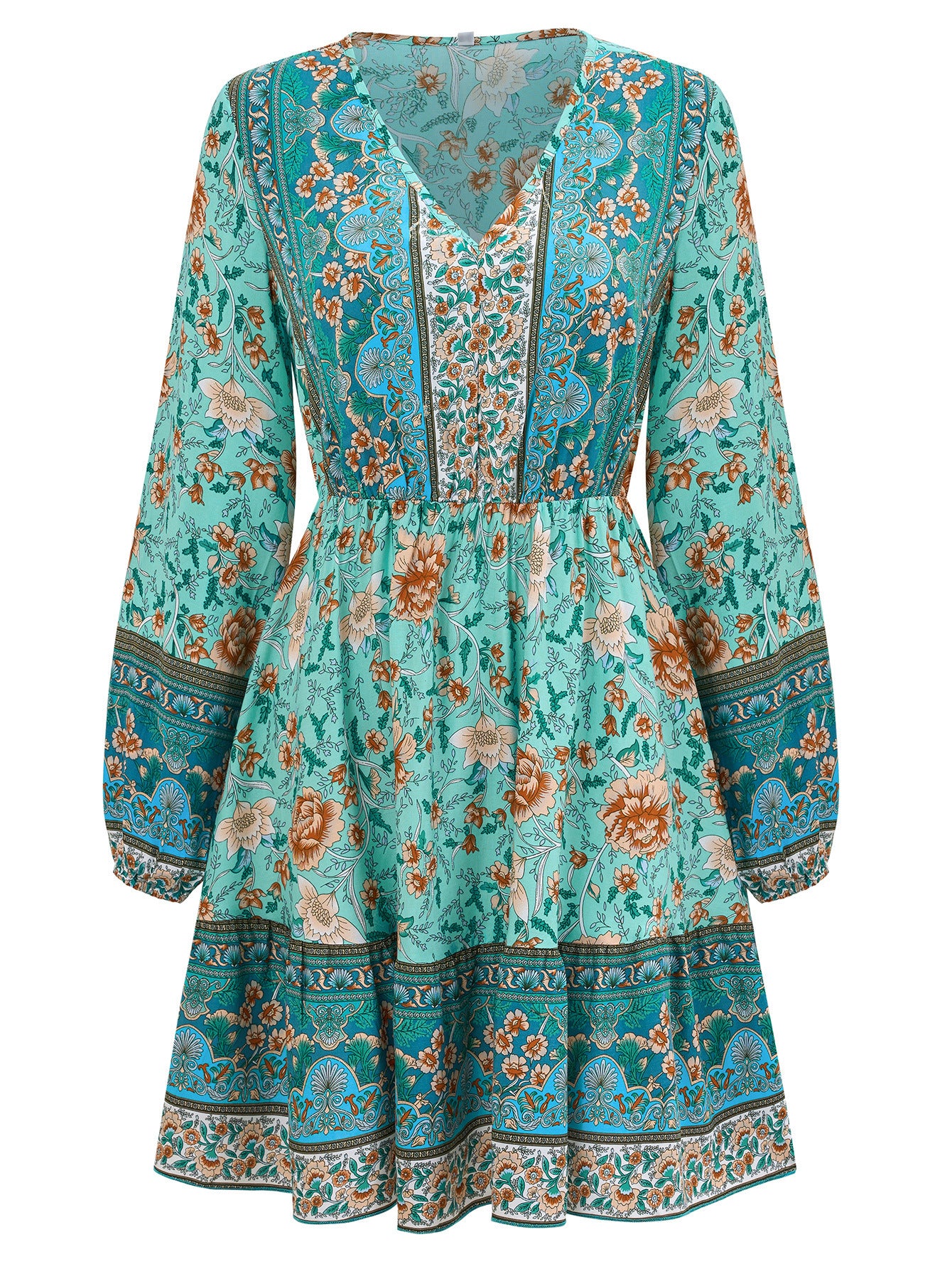 Robe Bohème Chic - Élégance et Confort Floraux