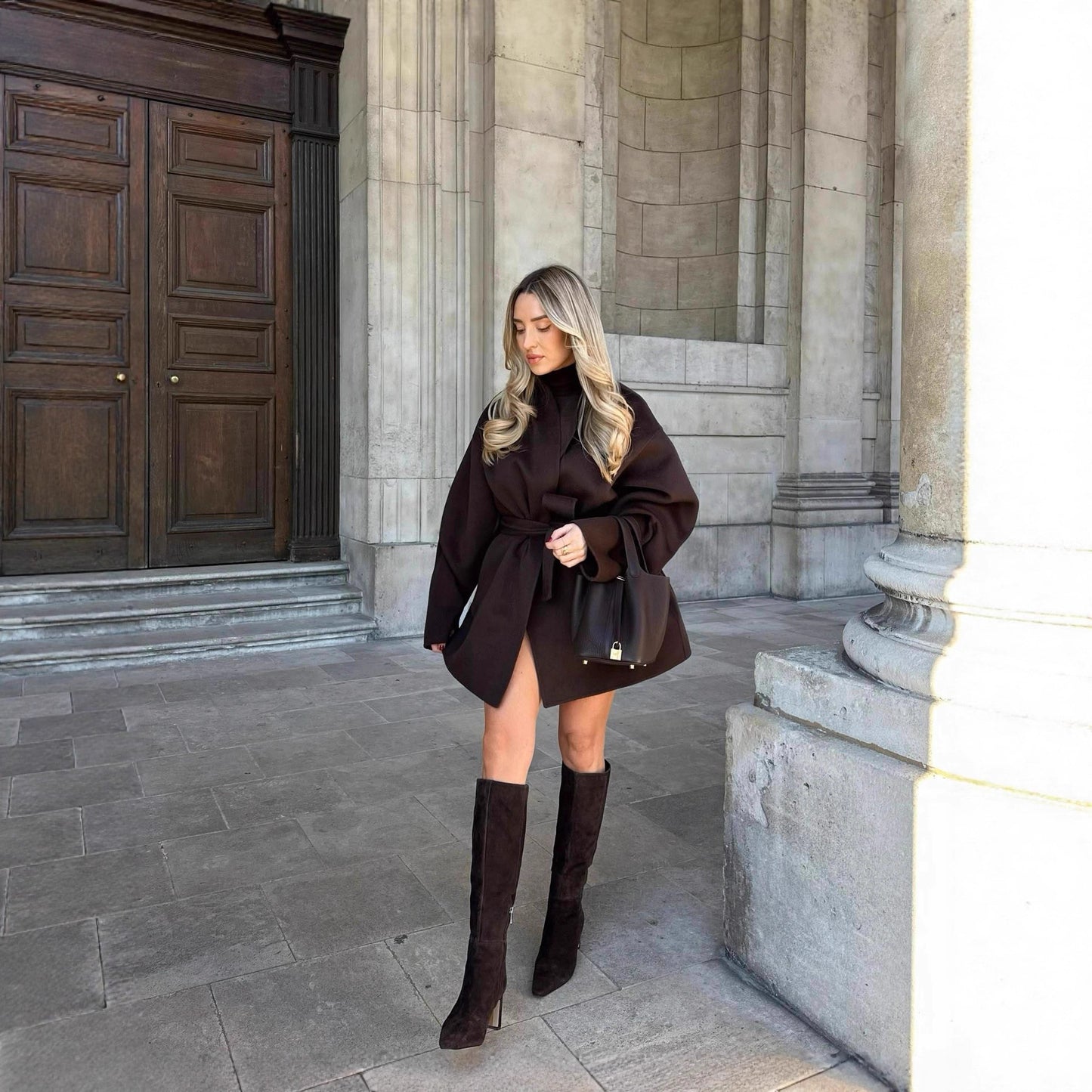 Manteau Élégance Ceinturé