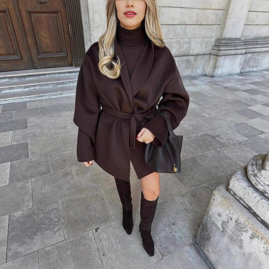 Manteau Élégance Ceinturé