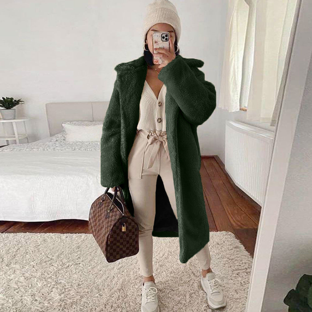 Manteau Long En Laine – Élégance Douillette