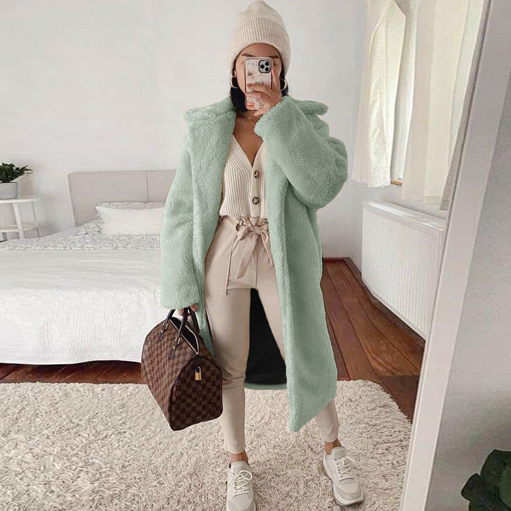 Manteau Long En Laine – Élégance Douillette